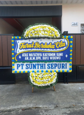 Papan Bunga Duka di Ciheulang Tonggoh